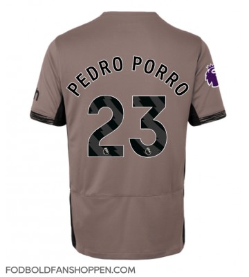 Tottenham Hotspur Pedro Porro #23 Tredjetrøje Dame 2023-24 Kortærmet